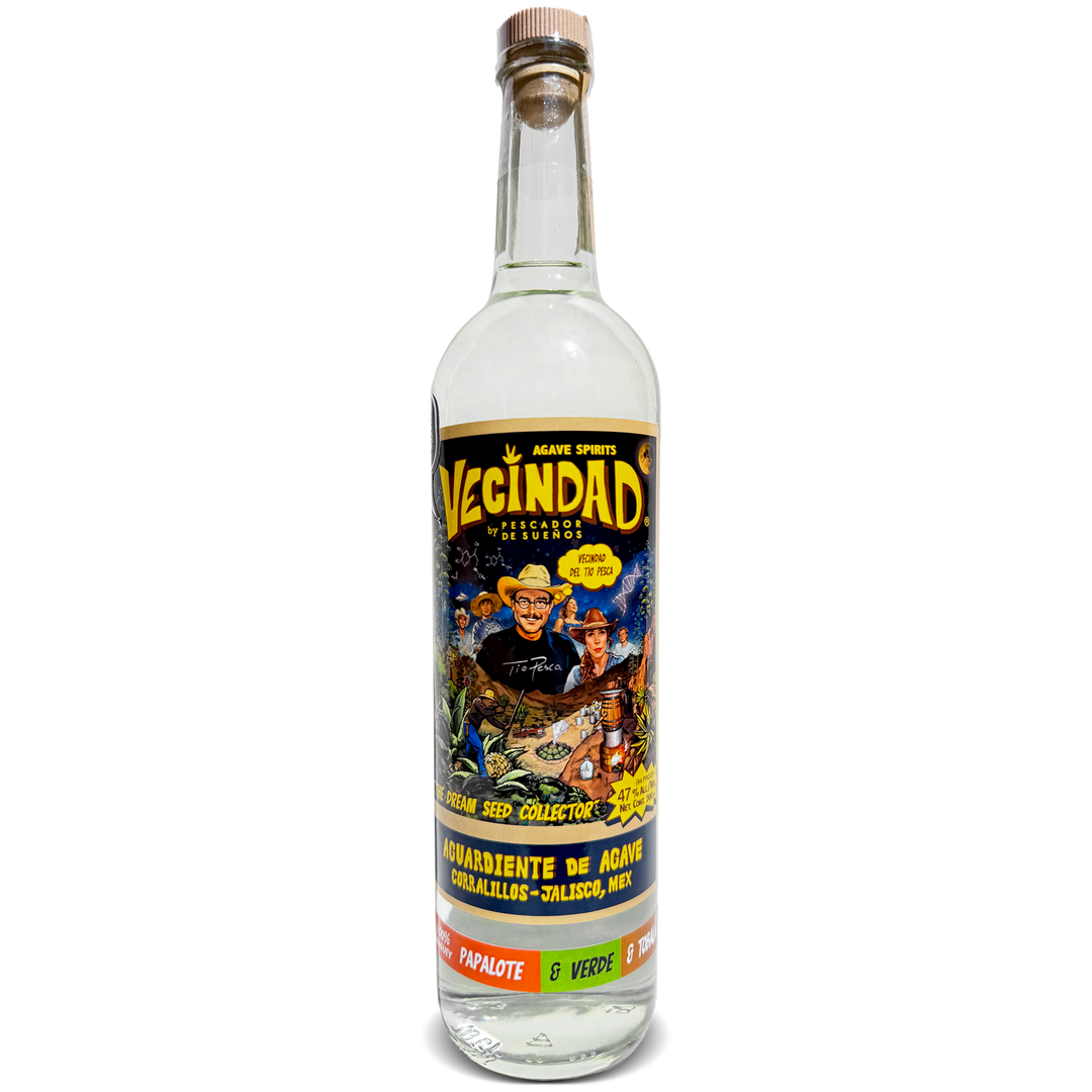 Aguardiente de Agave Vecindad del Tio 47° ENSAMBLE DE 3 AGAVES 700 ml